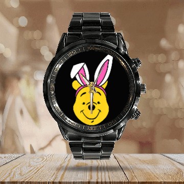 Discover Amazon Essentials Disney Winnie the Pooh Spring Calendar Steel Band Watch