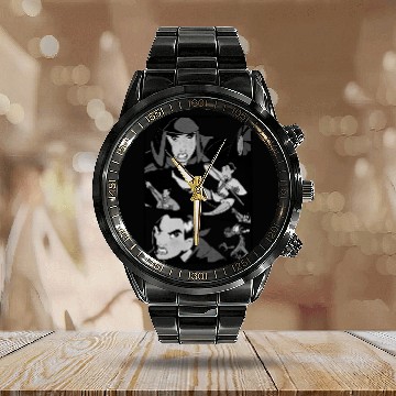 Discover Disneys mulan angry warrior princess panel pullover Hawaiians Calendar Steel Band Watch
