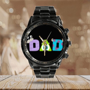 Discover Disneyss And Pixarss Monsters Inc Dad Fathers Day Birthday Calendar Steel Band Watch