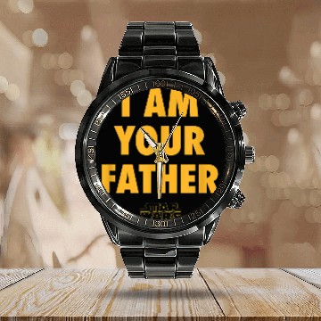 Discover Amazon Essentials Disney Marvel Star Wars Princess Men's Black Small Baseball Tees Calendar Steel Band Watch