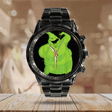 Discover Disneyss The Nightmare Before Christmas Oogie Boogie Snacktime Calendar Steel Band Watch
