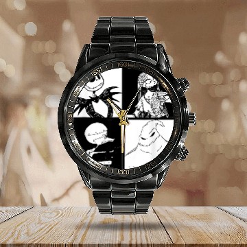 Discover Disneyss Nightmare Before Christmas Four Box Calendar Steel Band Watch