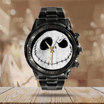 Discover Disneyss Nightmare Before Christmas Calendar Steel Band Watch