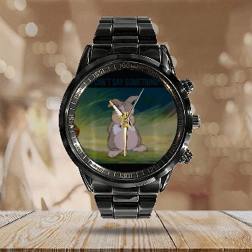 Discover Disney Bambi Thumper If You Can'T Say Something Nice Calendar Steel Band Watch