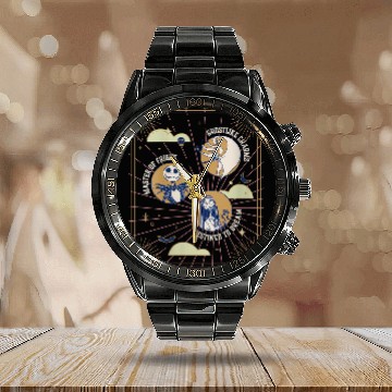 Discover Disneyss The Nightmare Before Christmas Jack Sally Zero Mystic Zip Calendar Steel Band Watch