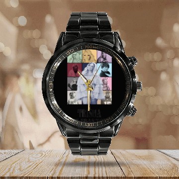 Discover Trisha Paytas Eras Tour Calendar Steel Band Watch