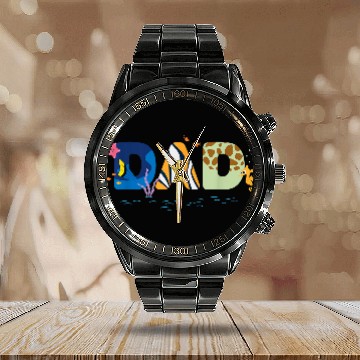 Discover Disneyss And Pixarss Finding Nemo Dad Fathers Day Birthday Calendar Steel Band Watch