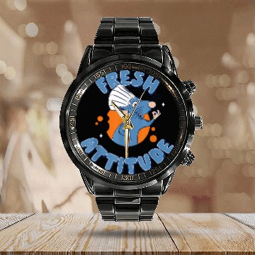 Discover Disneyss And Pixarss Ratatouille Chef Remy Fresh Attitude Calendar Steel Band Watch