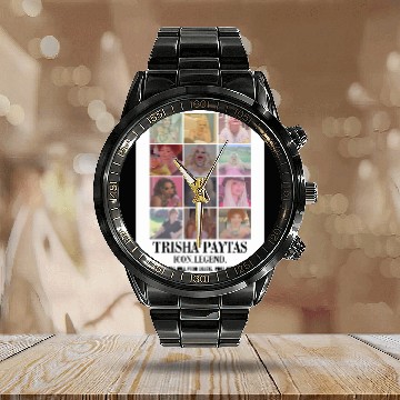 Discover Trisha Paytas Eras Tour Calendar Steel Band Watch