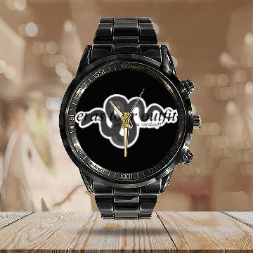 Discover Eras Tour Outfit Reputation Version Zip Calendar Steel Band Watch