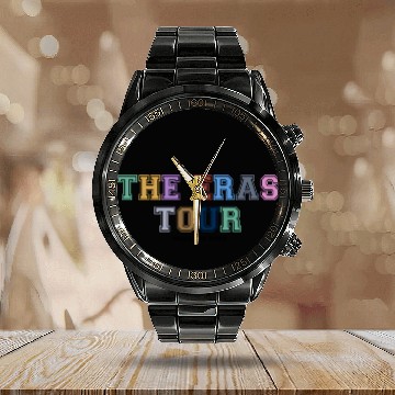Discover Eras Tour Sticker Houston Calendar Steel Band Watch