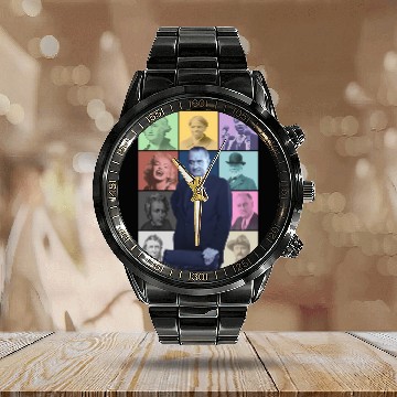 Discover Eras Tour (History Version) Zip Calendar Steel Band Watch