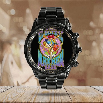 Discover Disney The Muppets Dr Teeths Electric Mayhem Band Hawaiians Calendar Steel Band Watch