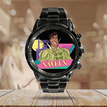 Discover Disneyss The Princess And The Frog Couples Matching Naveen Baseball Tees Calendar Steel Band Watch