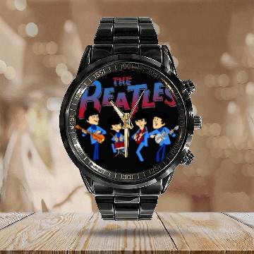 Discover THE BEATLES SATURDAY MORNING CARTOON Packable Anorak Jackets version 3 Calendar Steel Band Watch
