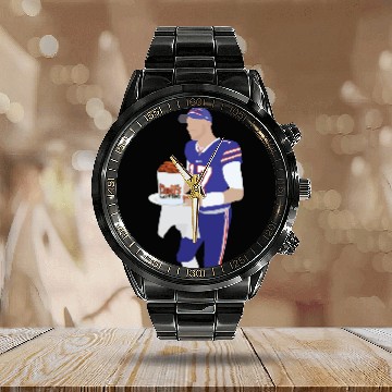 Discover Josh Allen Calendar Steel Band Watch