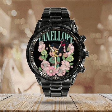 Discover Retro Vanellope Floral 3D Calendar Steel Band Watch, Wreck-It Ralph 3D Calendar Steel Band Watch