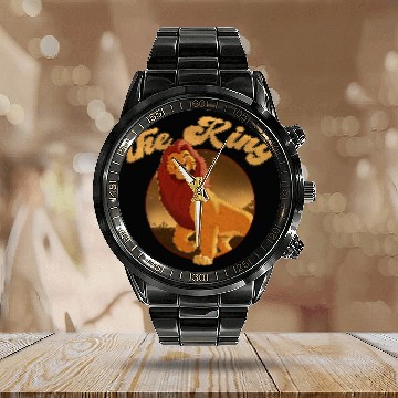 Discover Disney The Lion King Mufasa The King Calendar Steel Band Watch
