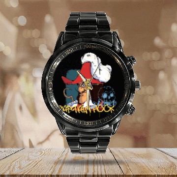 Discover Disney Villains Captain Hook Skull Rock Peter Pan was Here Baseball Jerseys Calendar Steel Band Watch