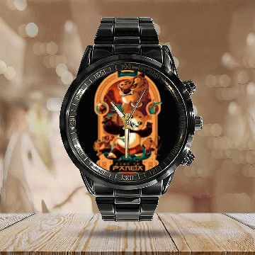 Discover Kung fu panda Calendar Steel Band Watch