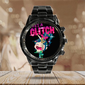 Discover Disney Ralph Breaks the Internet Vanellope Glitc Calendar Steel Band Watch