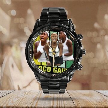 Discover Coco Gauff  Classic Calendar Steel Band Watch