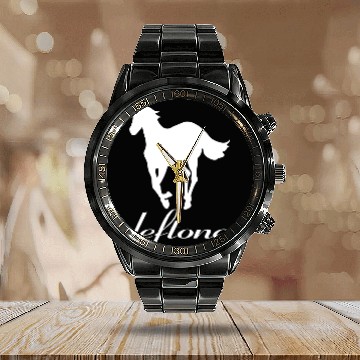 Discover Vintage Deftone White Pony Calendar Steel Band Watch