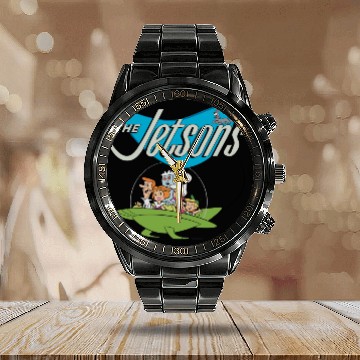 Discover The Jetsons Calendar Steel Band Watch