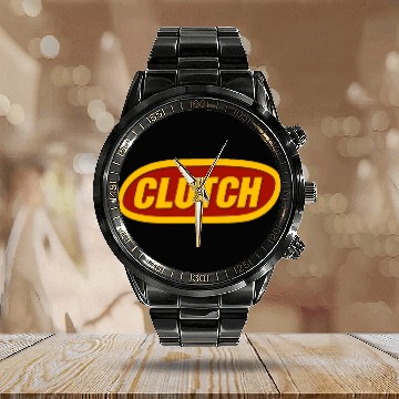 Discover Clutch Rock band Calendar Steel Band Watch