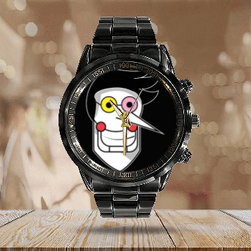 Discover spamton deltarune Calendar Steel Band Watch