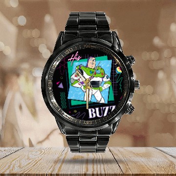 Discover Disneyss And Pixarss Toy Story Couples Matching His Buzz Baseball Tees Calendar Steel Band Watch
