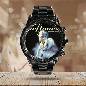 Discover Deftone WHITE PONY Vintage Style Baseball Jerseys Calendar Steel Band Watch
