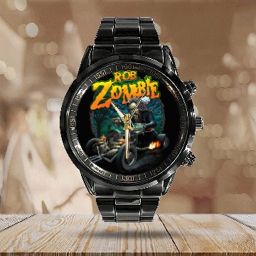 Discover Rob Zombie Calendar Steel Band Watch