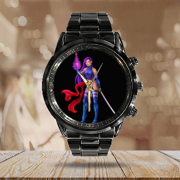 Discover Psylocke Calendar Steel Band Watch