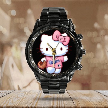Discover Hello Kitty , Hello Kitty, Hello Kitty , Hello Kitty ,  Disney Family Calendar Steel Band Watch