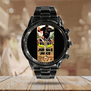 Discover King Kong Jungle Juice Calendar Steel Band Watch