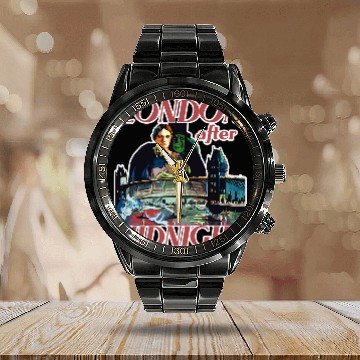 Discover London after Midnight Calendar Steel Band Watch