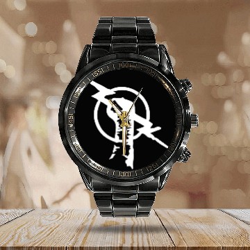 Discover Cm Punk Lighting Rod Calendar Steel Band Watch