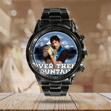 Discover Uncle Rico - Over Them Mountains - Napoleon Dynamite Calendar Steel Band Watch