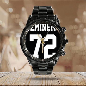 Discover Eminem 72 Calendar Steel Band Watch