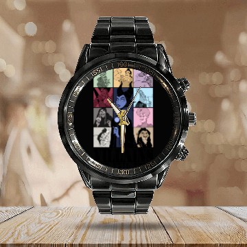 Discover Villains Eras Tour Calendar Steel Band Watch