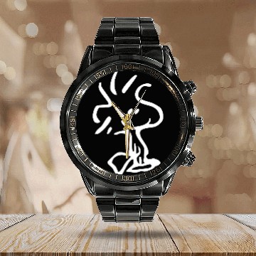 Discover Woodstock Calendar Steel Band Watch