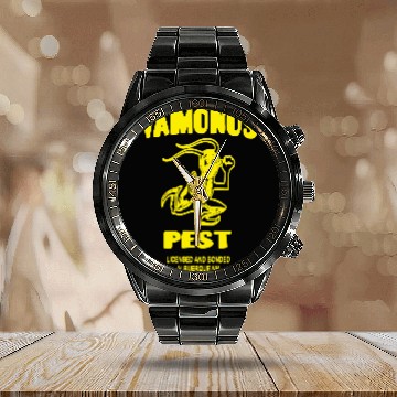 Discover Vamanos Pest Heisenberg Calendar Steel Band Watch