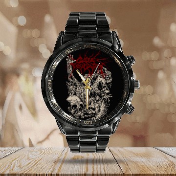 Discover Cattle Decapitation (Alone At The Landfill) Calendar Steel Band Watch