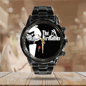 Discover Angry Bird Calendar Steel Band Watch