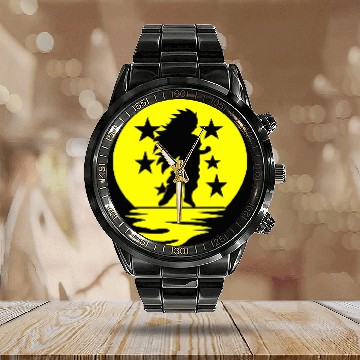 Discover Super Saiyajin  Dragonball Z Calendar Steel Band Watch