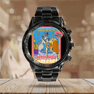 Discover Disneyss Lady And The Tramp Deliciously Romantic Calendar Steel Band Watch