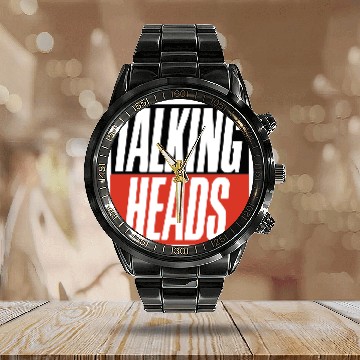 Discover Talking Heads Calendar Steel Band Watch