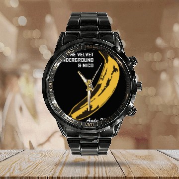 Discover The Velvet Underground Rock Music Band Calendar Steel Band Watch
