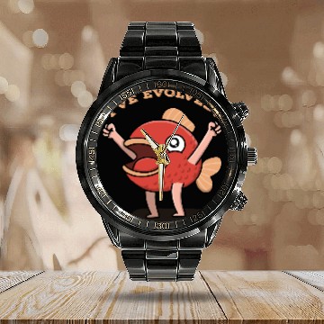 Discover Evolution, Hell Yeah! Calendar Steel Band Watch